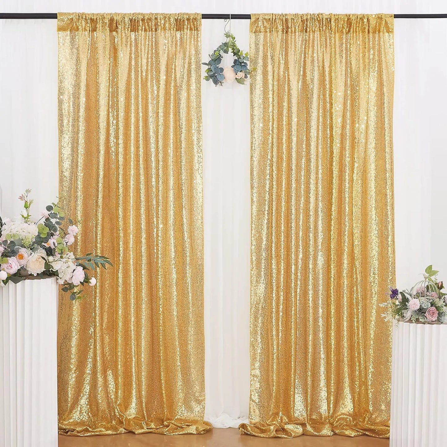 Sequin Backdrop Curtains Panels For Photography And Events