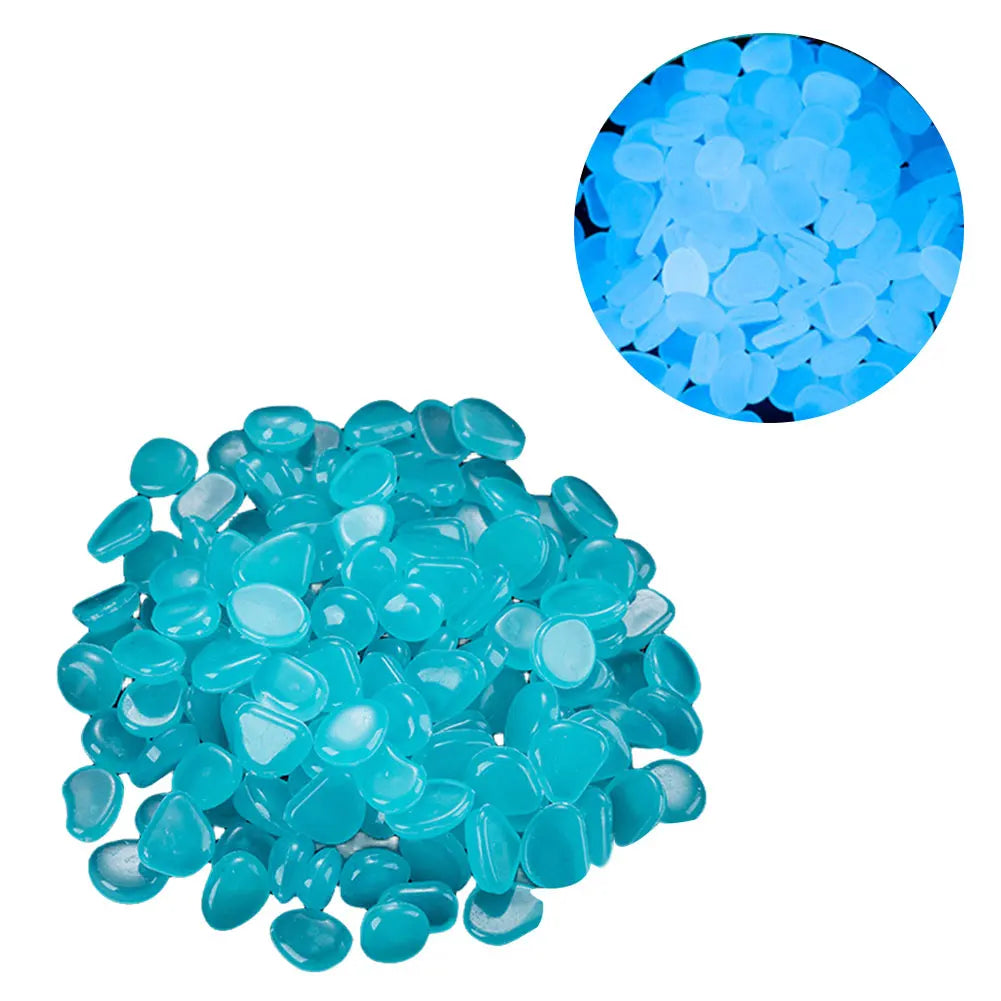 APWIKOGER Glow In The Dark Garden Pebbles For Walkways