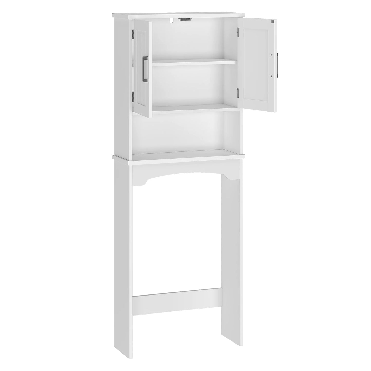 HiMISS Over The Toilet Storage Cabinet With Double Doors