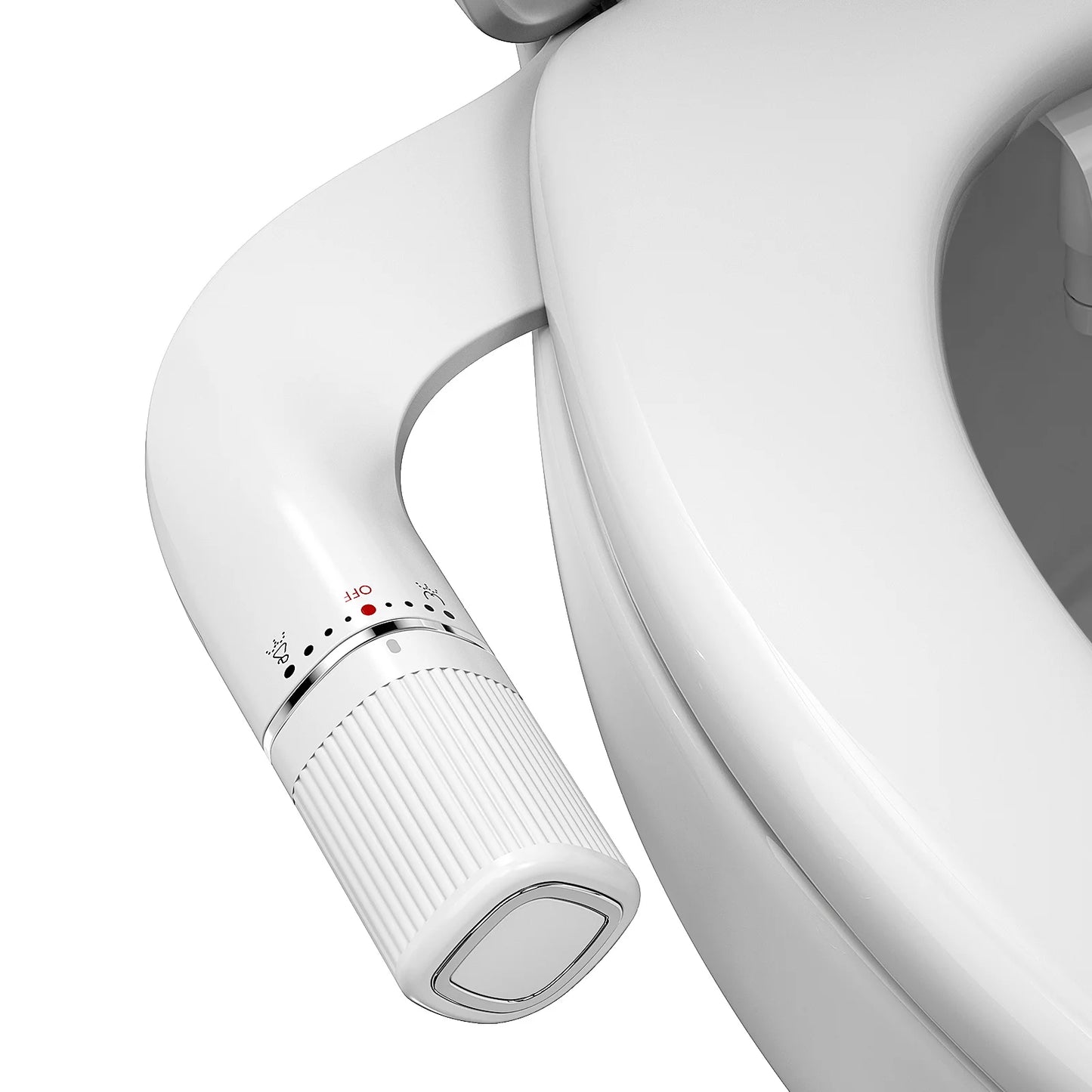 SAMODRA Bidet Toilet Attachment Dual Nozzles Adjustable Water Pressure