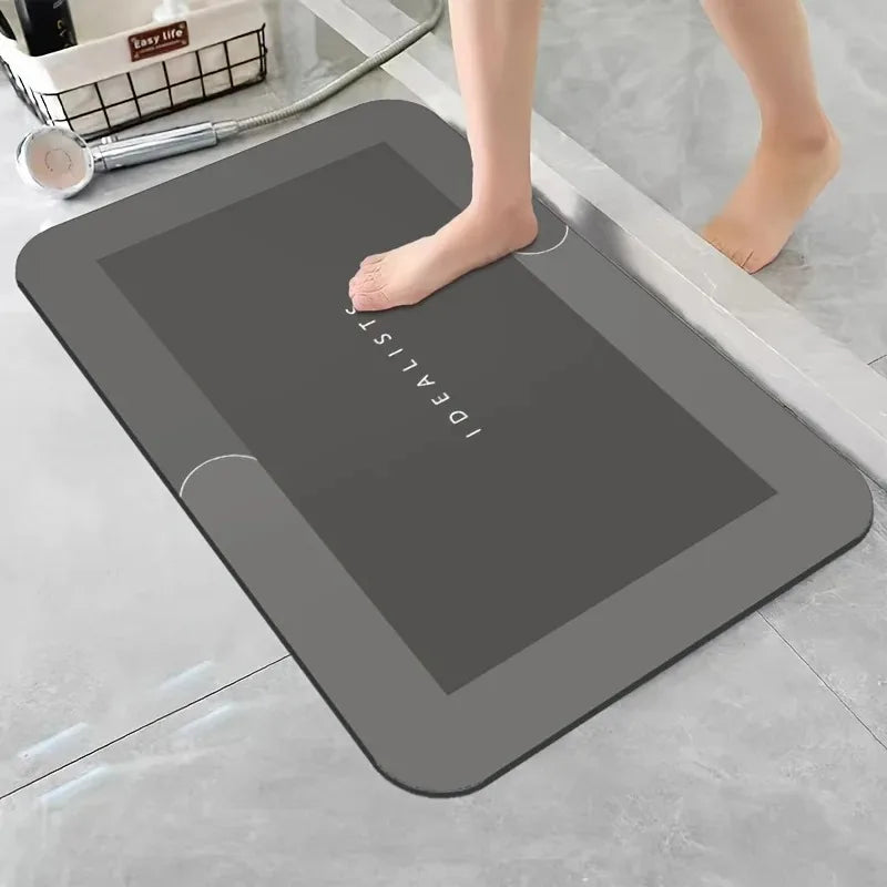 Diatomaceous Earth Bath Mat Non Slip Fast Drying for Bathroom