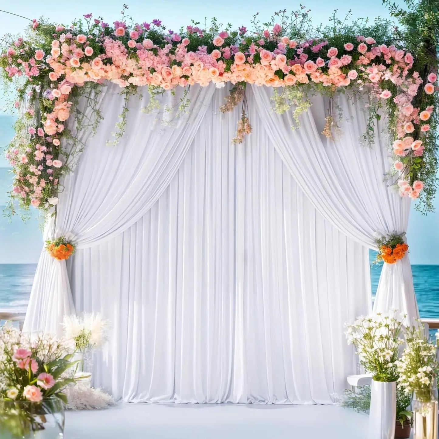 Wrinkle Free Backdrop Curtains For Parties And Weddings