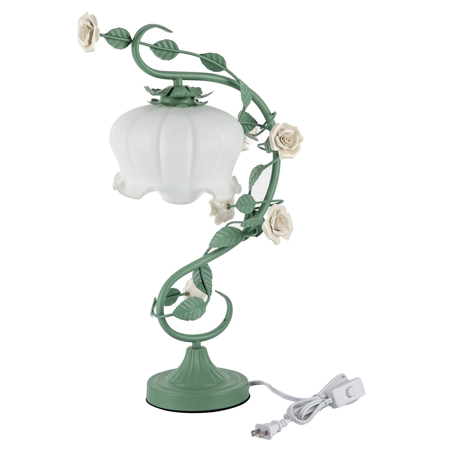 Loyalheartd Modern Bedside Lamp Flower Petal Reading Light