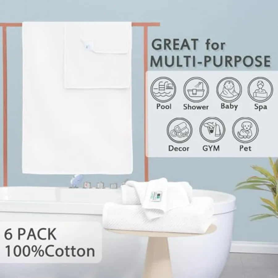 Hotel And Home 100 Cotton Quick Dry Bath Towel Set