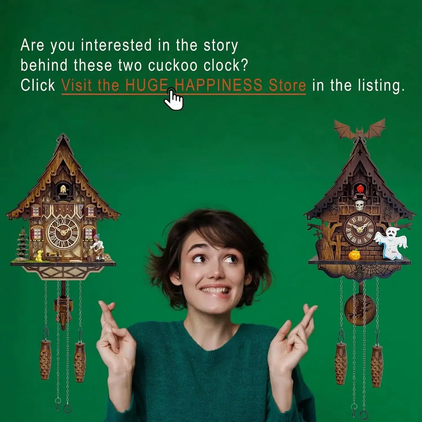 Black Forest Cuckoo Clock Wall Art With 12 Melodies