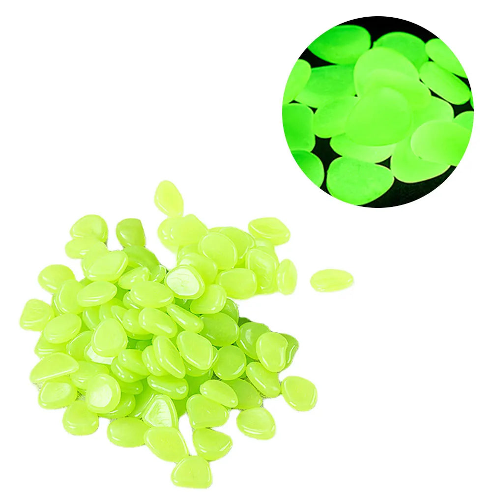 APWIKOGER Glow In The Dark Garden Pebbles For Walkways