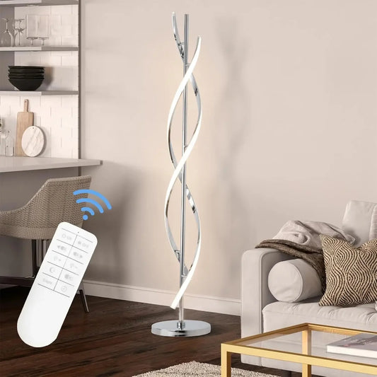 Adisun 40W LED Modern Floor Lamp With Remote Control