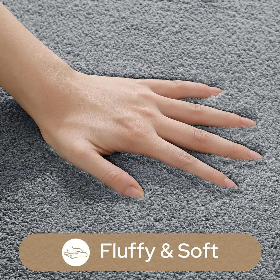 Upgraded 3-Piece Bath Rug Set With Thick Absorbent Memory Foam