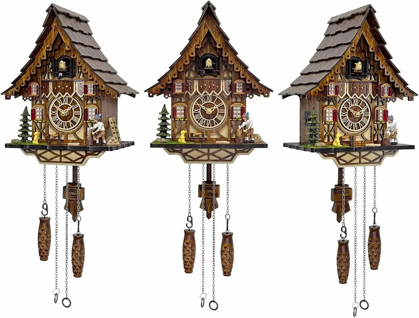 Black Forest Cuckoo Clock Wall Art With 12 Melodies