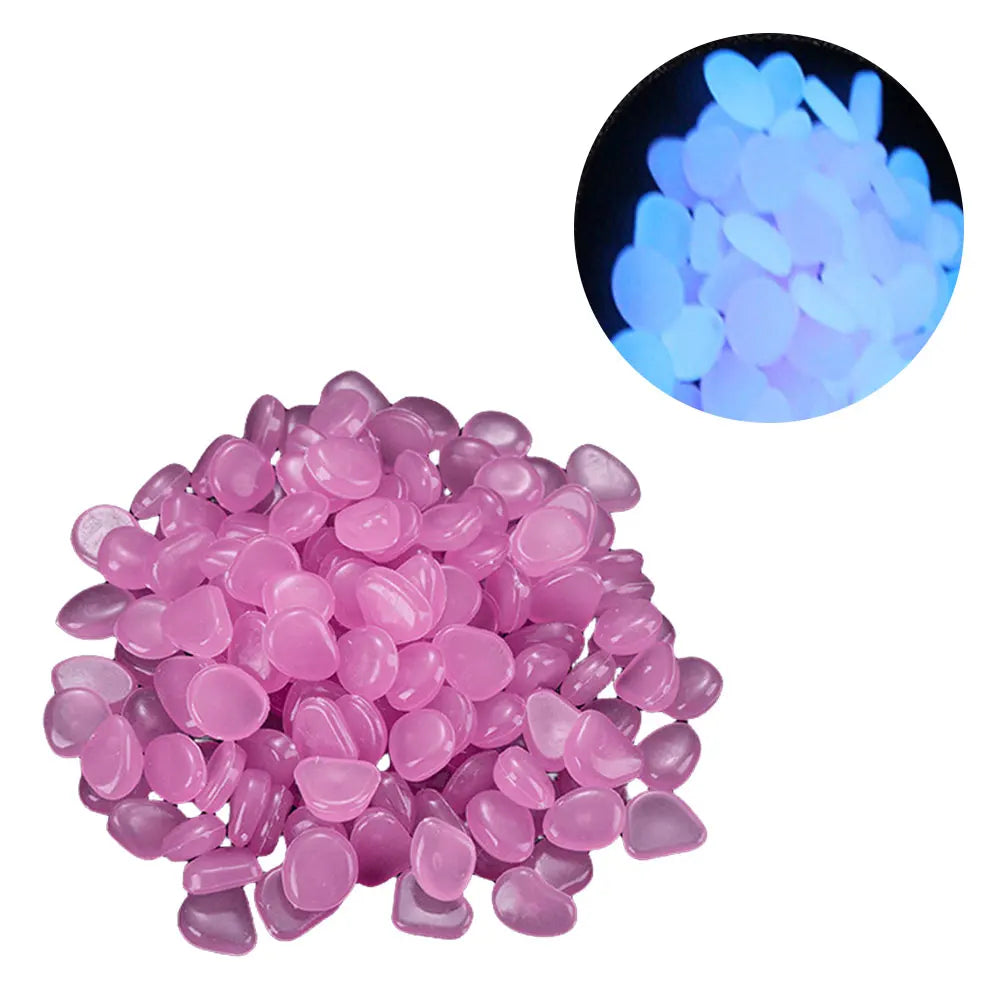 APWIKOGER Glow In The Dark Garden Pebbles For Walkways