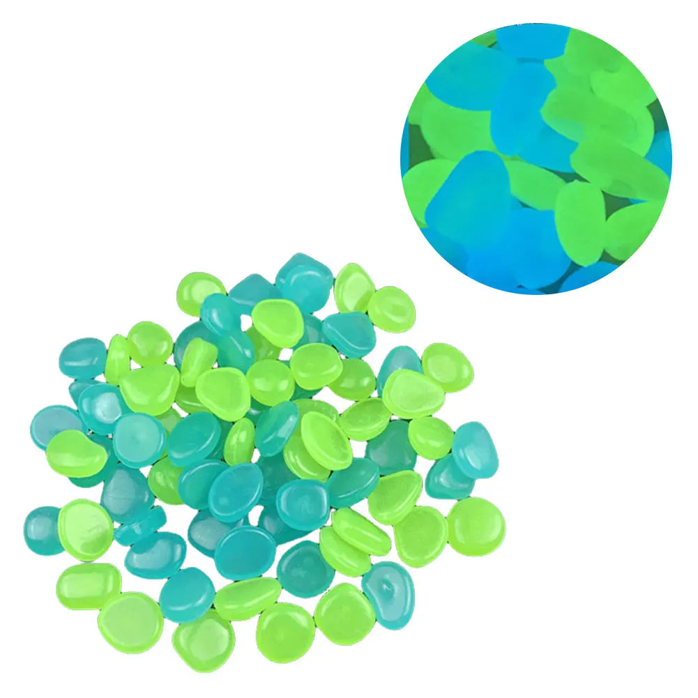 APWIKOGER Glow In The Dark Garden Pebbles For Walkways