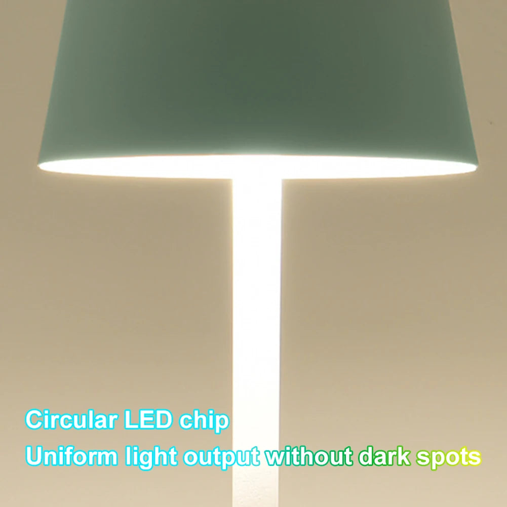 Alloet Cordless Table Lamp USB Rechargeable Dimmable Ambiance Light