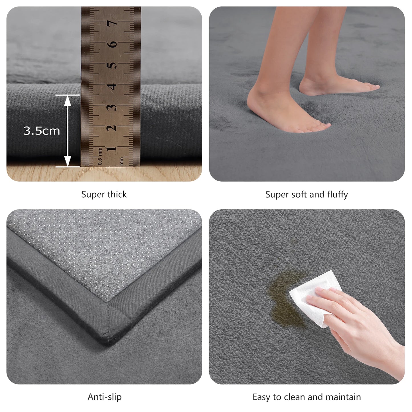Huloo Sleep Non-Slip Tatami Baby Play Mat for Living Room