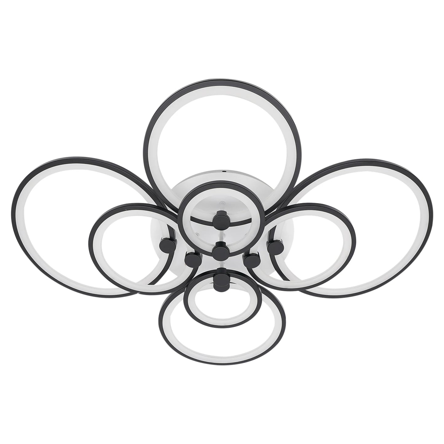 Acrylic LED Ceiling Light 4 6 8 Heads SteplessDimming FlushMount
