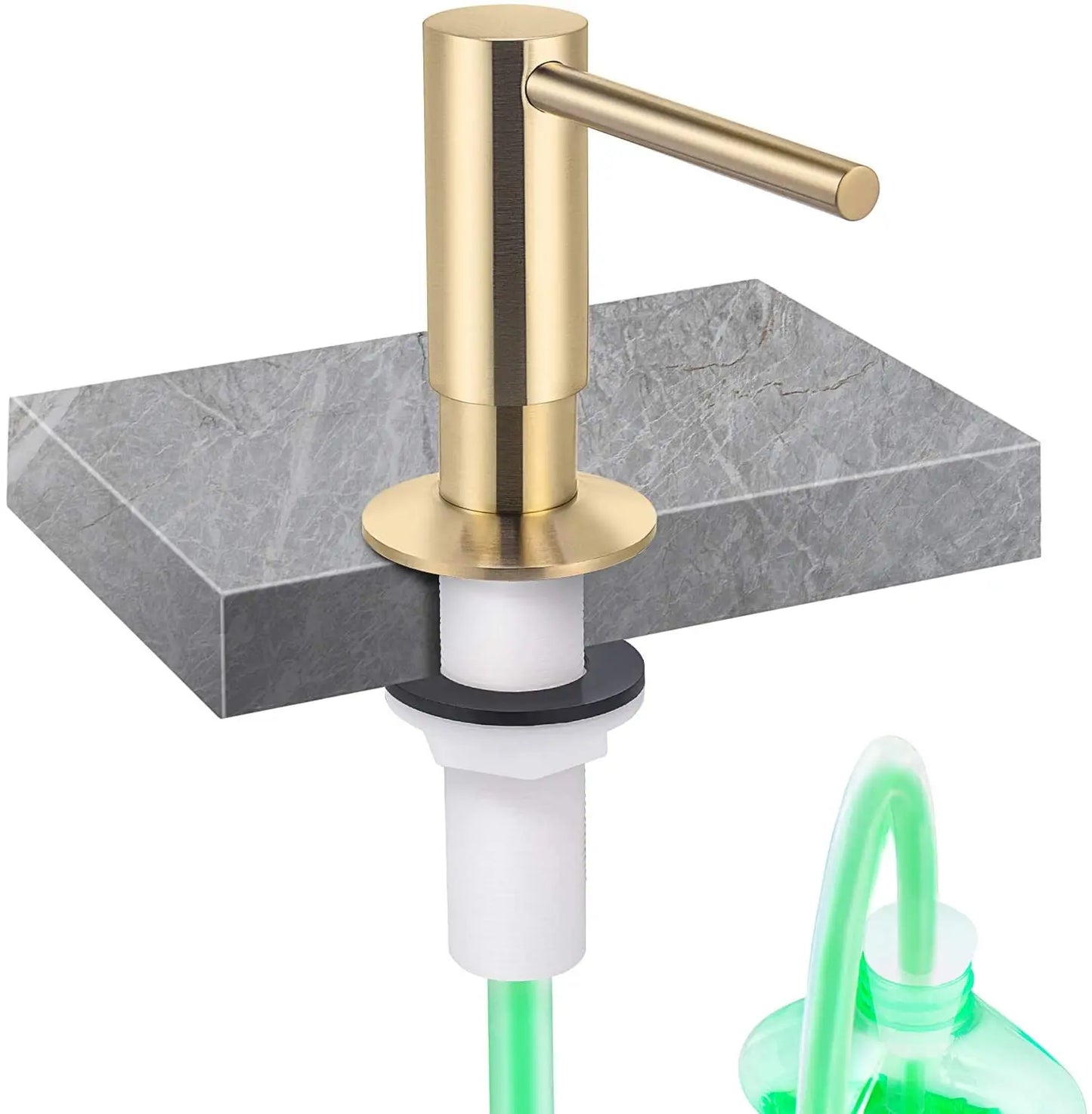 Samodra Liquid Soap Dispenser With Brass Pump And Extension Tube