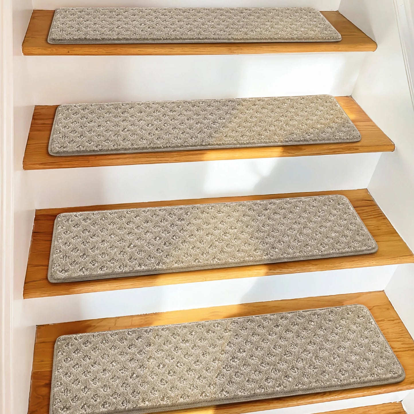 Carpet Stair Treads Non Slip Indoor Protectors Washable Reusable